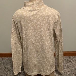 Snowflake Mock-neck Top